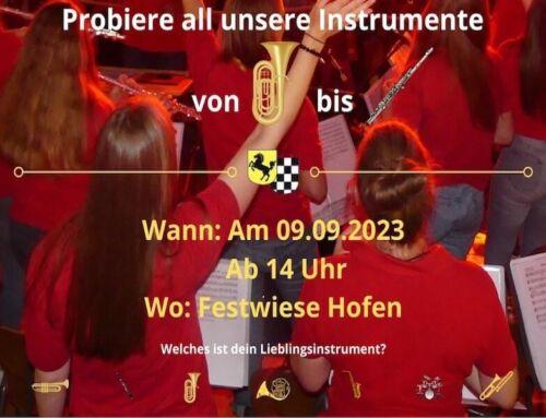 2x Instrumentenprobieren im September
