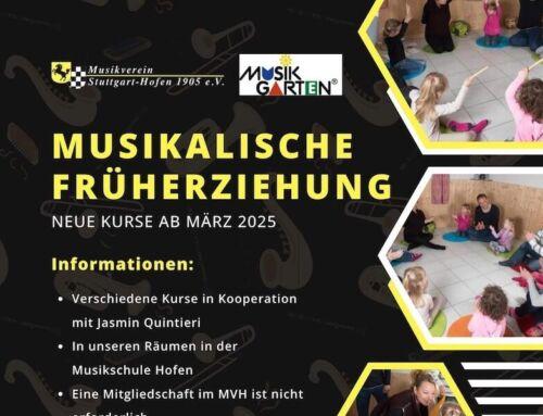 Musikalische Früherziehung: neue Kurse ab März