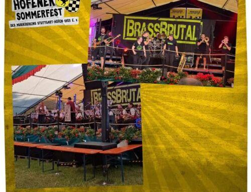 Rekordverdächtiges Sommerfest des Musikvereins Stuttgart-Hofen