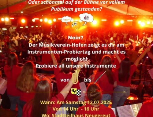 Instrumenten-Probiertag am 12. Juli in Neugereut